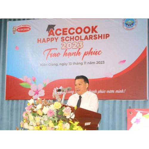 Trường Trung Cấp Nghề Dân Tộc Nội Trú Kiên Giang Tiếp Nhận Học Bổng Acecook Happy Scholarship